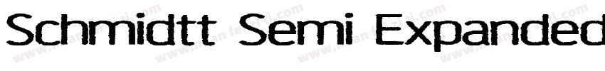 Schmidtt Semi Expanded Regular字体转换